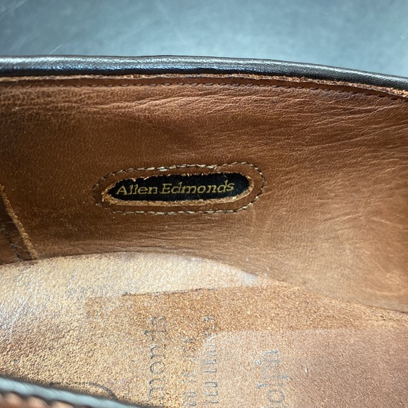 Allan Edmonds Randolph Brown Chestnut Penny loafers Men’s Size 7.5 D - Picture 5 of 5